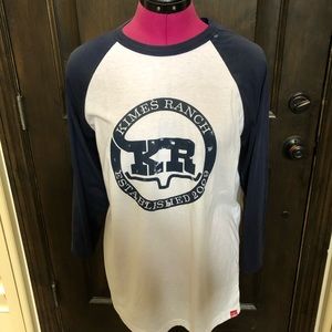 Kimes Ranch 3/4 Sleeve Tee Unisex size Mediun